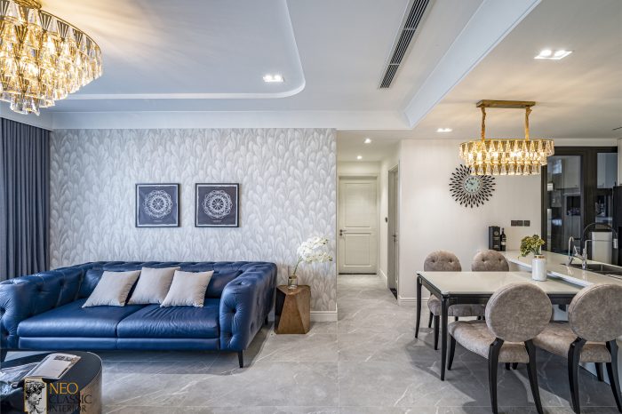 1-15 Thiết kế nội thất chung cư theo phong cách tân cổ điển