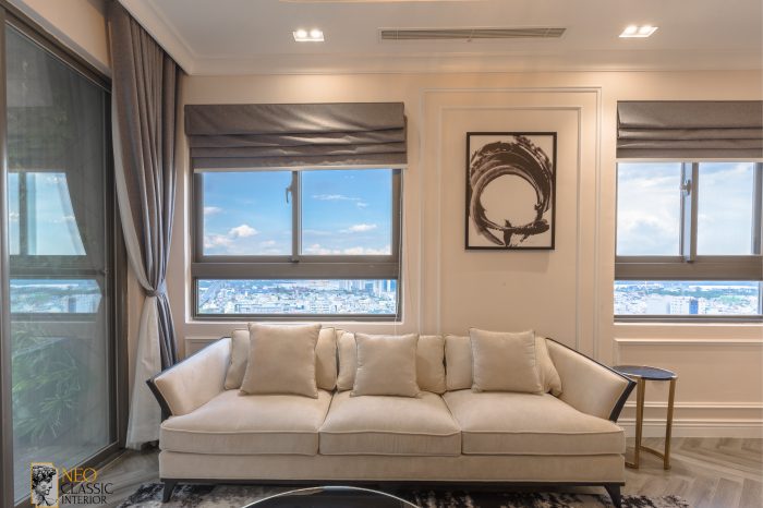 1-16 Thiết kế nội thất chung cư theo phong cách tân cổ điển