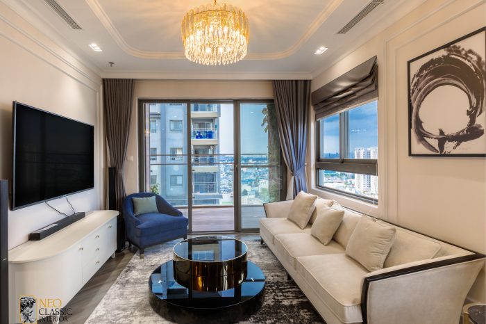 2-15 Thiết kế nội thất chung cư theo phong cách tân cổ điển