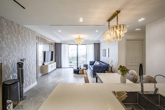 3-15 Thiết kế nội thất chung cư theo phong cách tân cổ điển