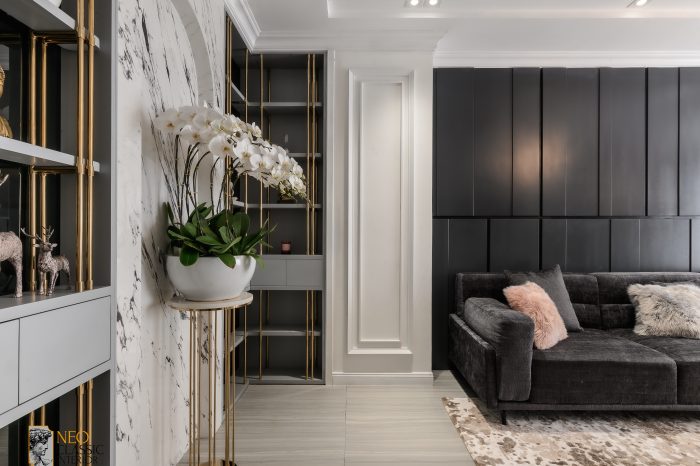 3-19 Thiết kế nội thất chung cư theo phong cách tân cổ điển