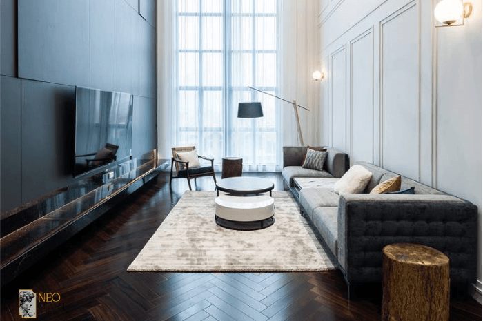 4-13 Thiết kế nội thất chung cư theo phong cách tân cổ điển