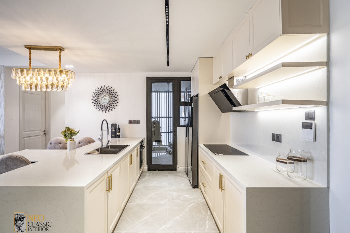 4-15 Thiết kế nội thất chung cư theo phong cách tân cổ điển