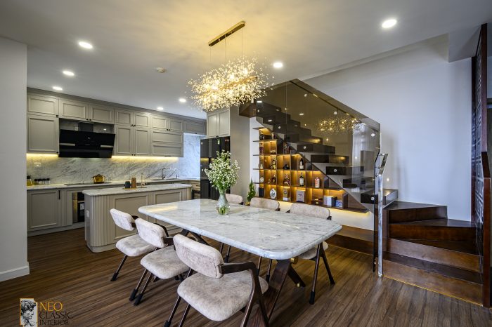 5-17 Thiết kế nội thất chung cư theo phong cách tân cổ điển