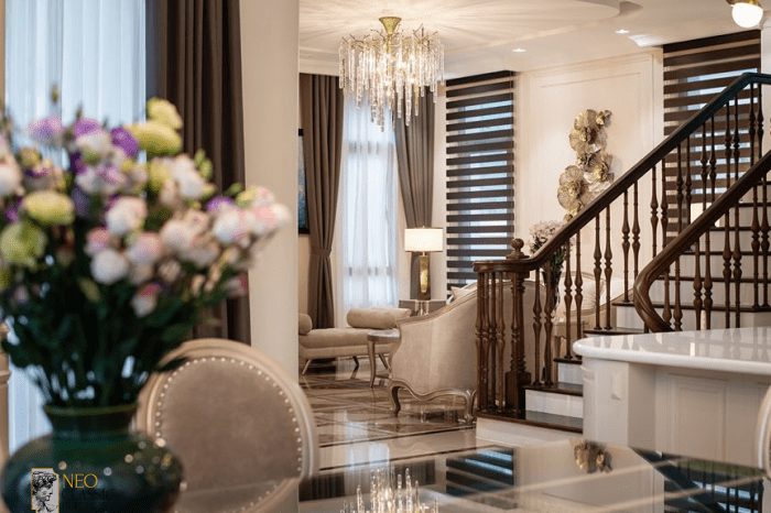 5-18 Thiết kế nội thất chung cư theo phong cách tân cổ điển
