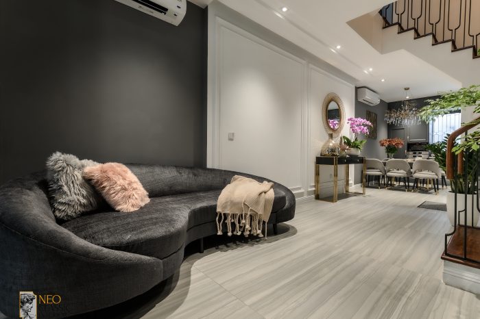 5-19 Thiết kế nội thất chung cư theo phong cách tân cổ điển