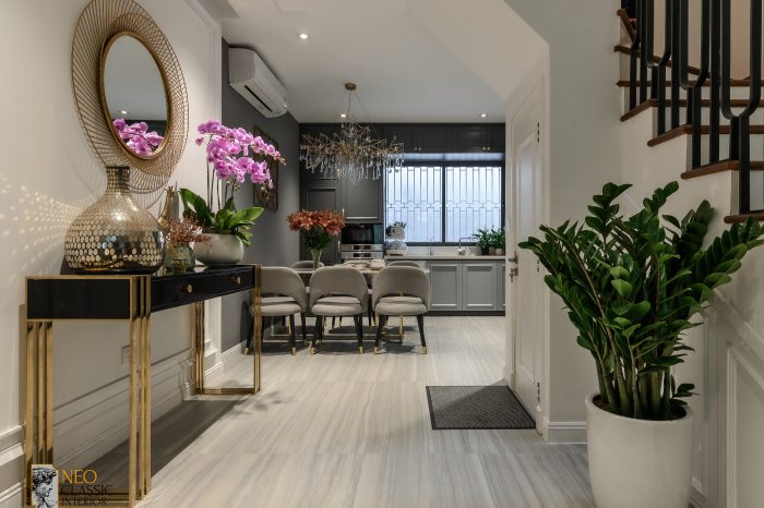 6-17 Thiết kế nội thất chung cư theo phong cách tân cổ điển