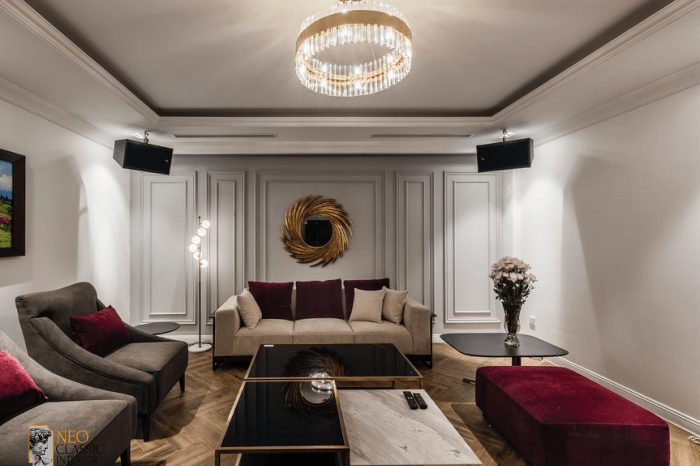 6-18 Thiết kế nội thất chung cư theo phong cách tân cổ điển